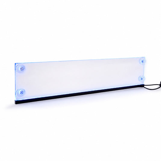 TARGA - PLEXI - TRASPARENTE - RGB - USB A